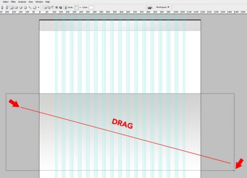 طراحی وبسایت در فتوشاپ از صفر